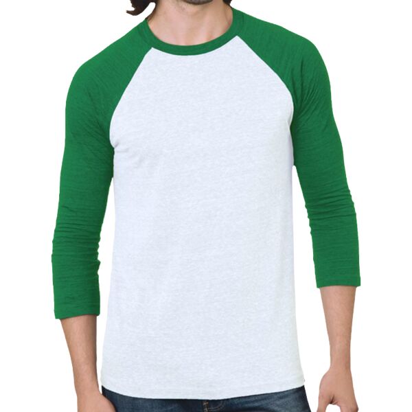 Triblend Three-Quarter Sleeve Raglan T-Shirt Thumbnail