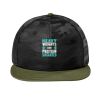 Camo Flat Bill Snapback Cap Thumbnail