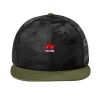 Camo Flat Bill Snapback Cap Thumbnail