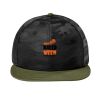 Camo Flat Bill Snapback Cap Thumbnail