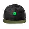 Camo Flat Bill Snapback Cap Thumbnail