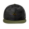Camo Flat Bill Snapback Cap Thumbnail