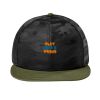 Camo Flat Bill Snapback Cap Thumbnail
