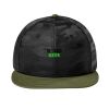 Camo Flat Bill Snapback Cap Thumbnail